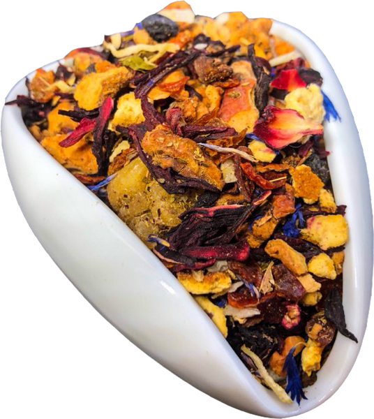 Blueberry Mango Coconut Tisane